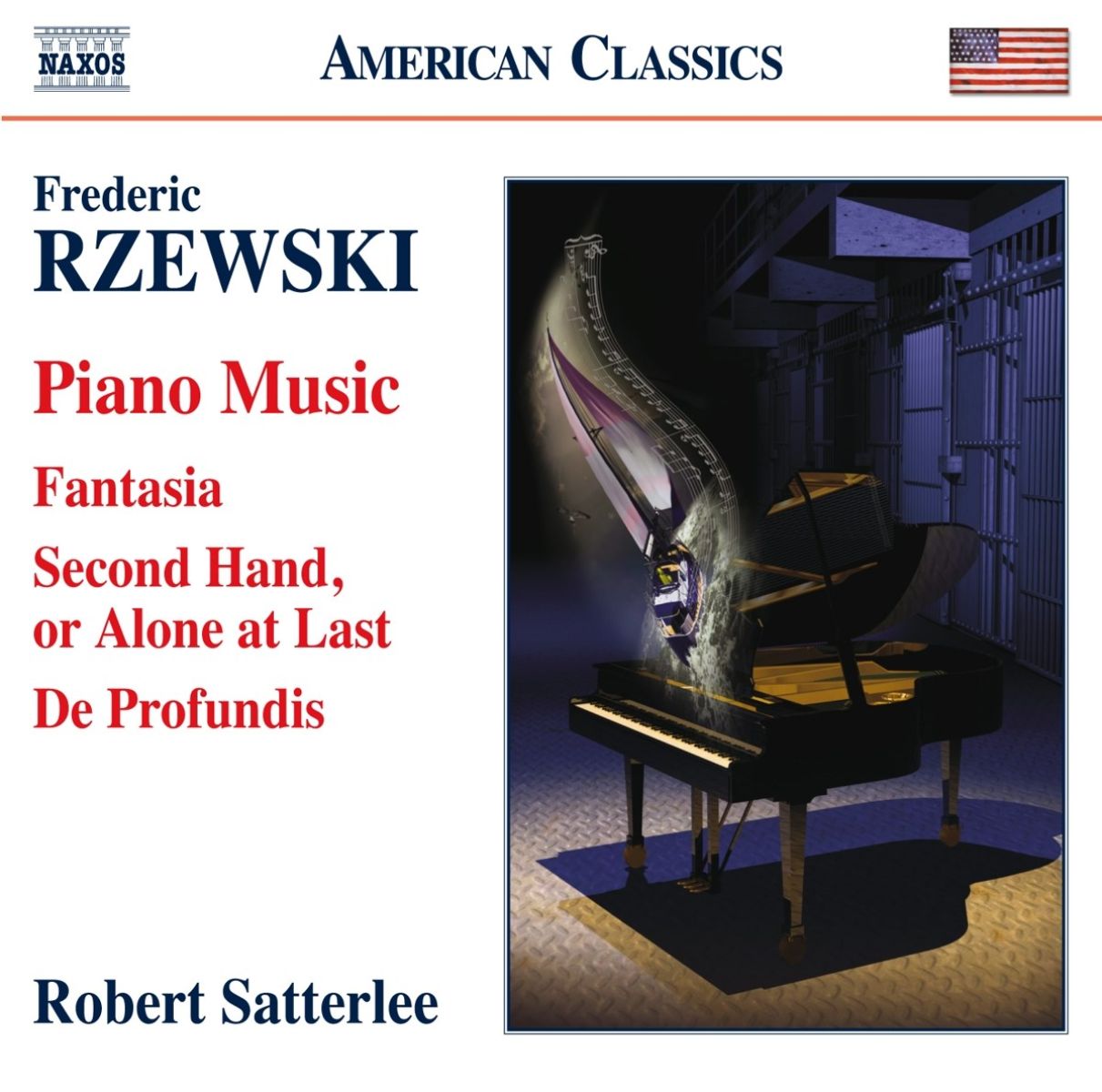 Afbeelding van Robert Satterlee - Rzewski: Piano Music - Fantasia | Second Hand, or Alone at Last | De Profundis