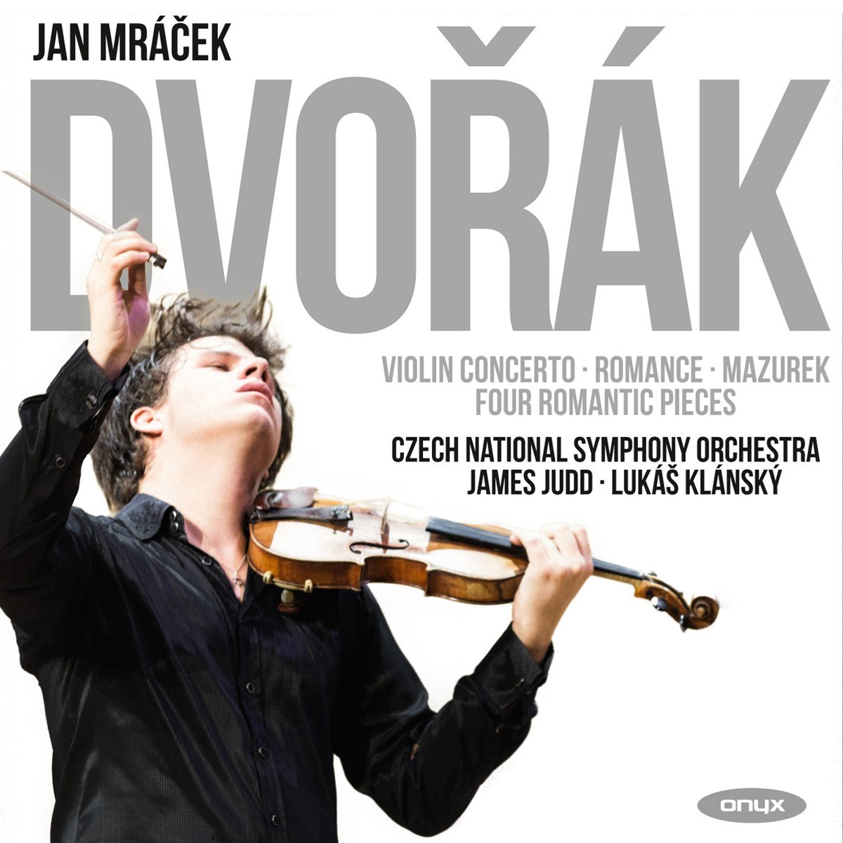 Afbeelding van Jan Mrácek, James Judd, Lukás Klánský, Czech National Symphony Orchestra - Dvořák: Violin Concerto, Romance, Mazurek, Four Romantic Pieces