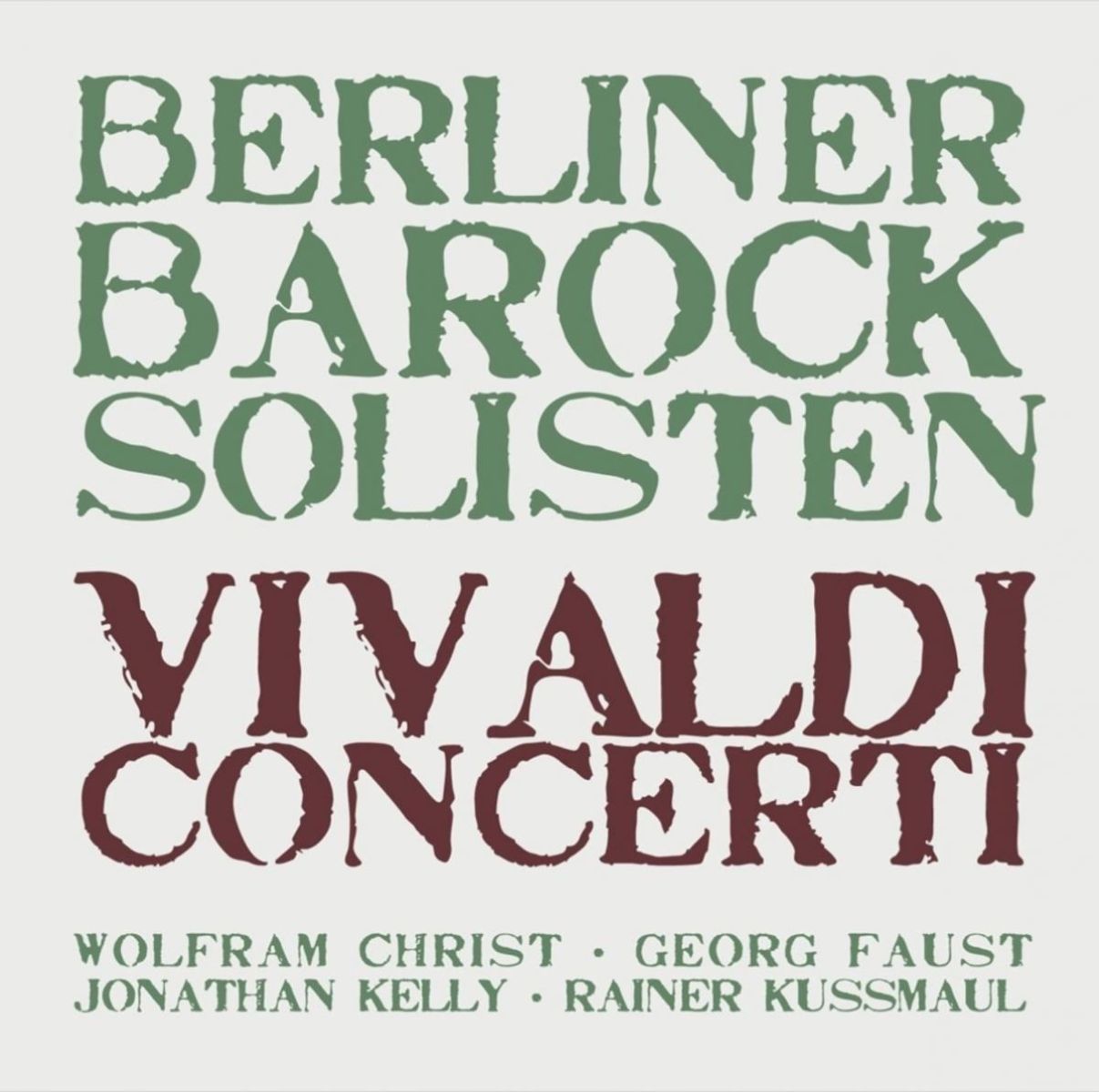 Afbeelding van Berliner Barock Solisten - Vivaldi: Concerti