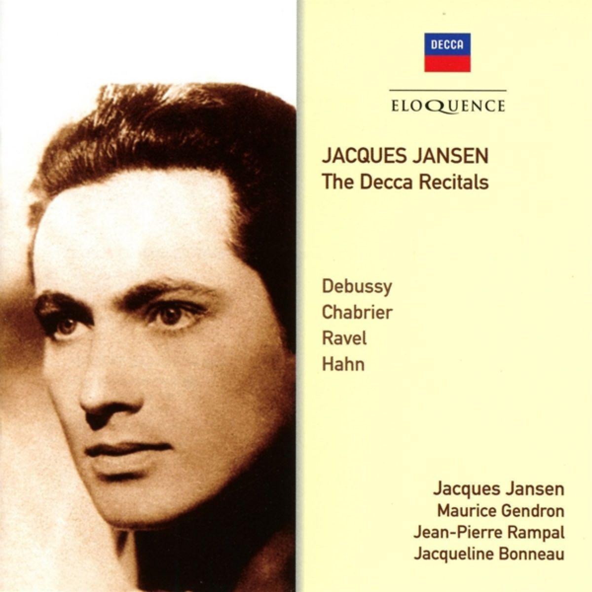 Afbeelding van Jacques Jansen: The Decca Recitals