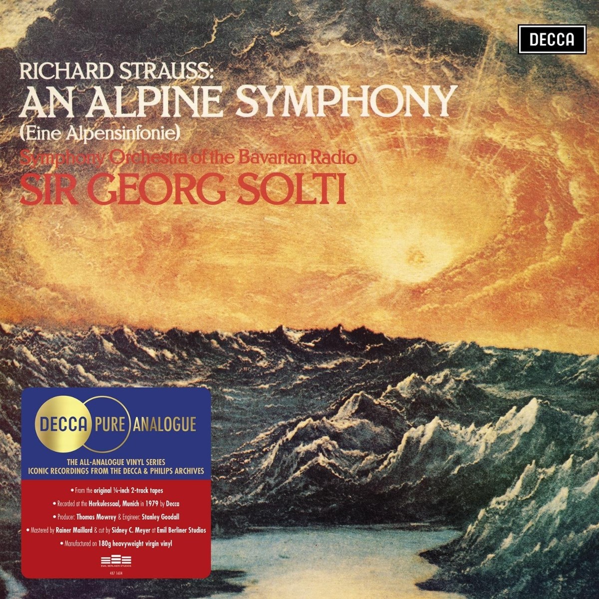 Afbeelding van Symphonieorchester Des Bayerischen Rundfunks & Sir Georg Solti - Strauss: Eine Alpensinfonie, Op. 64