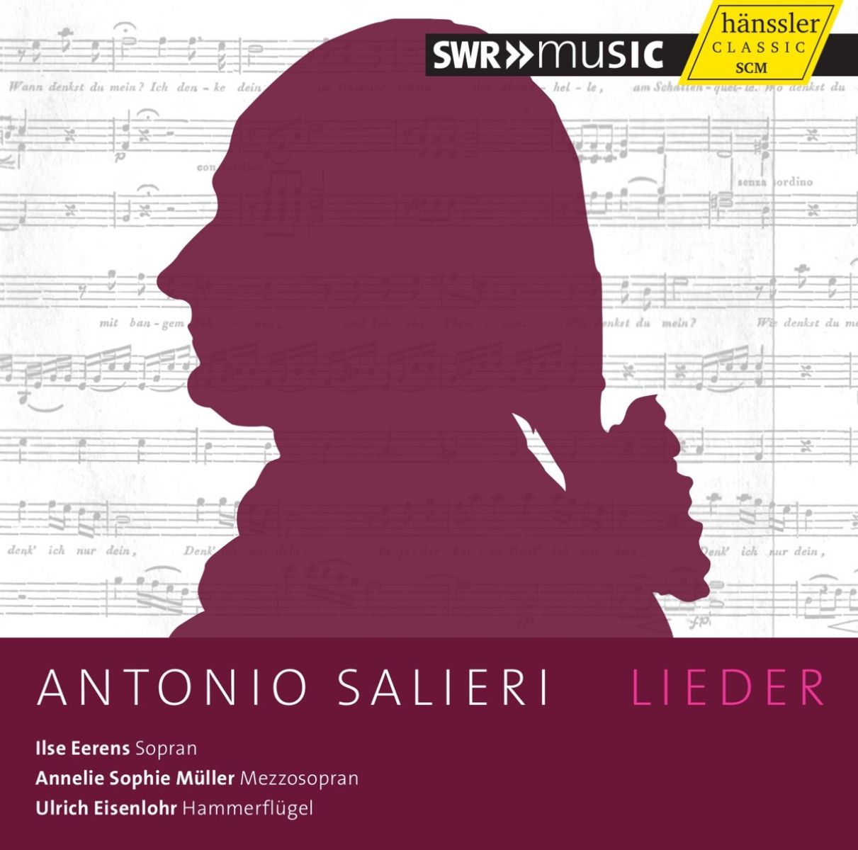Afbeelding van Annelie Sophie Müller, Ilse Eerens, Ulrich Eisenlohr - Salieri: Lieder