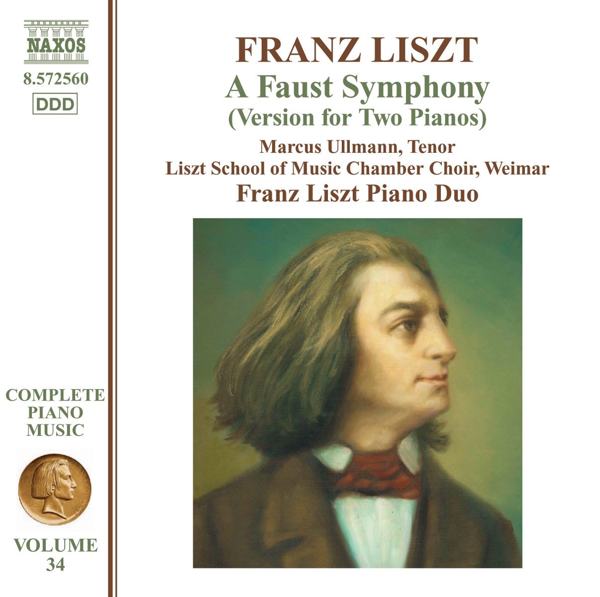 Liszt School Of Music Chamber Choir, Weimar, Vittorio Bresciani, Francesco Nicolosi, Jürgen Puschbeck - Liszt: A Faust Symphony (Version For Two Pianos)