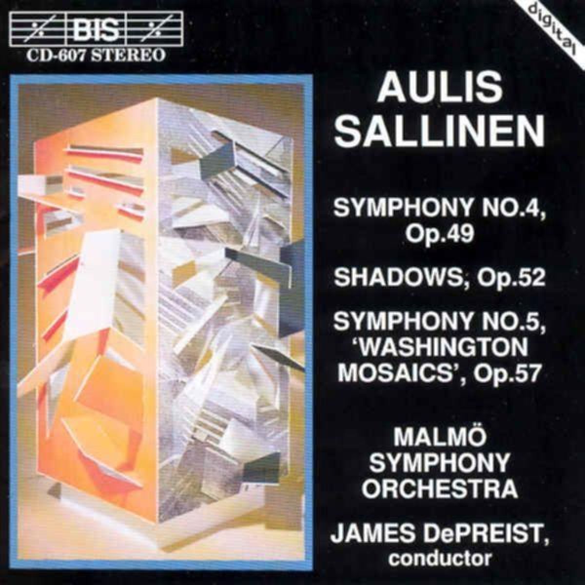 Afbeelding van Malmö Symphony Orchestra, James DePreist - Sallinen: Symphony No.4 & No.5