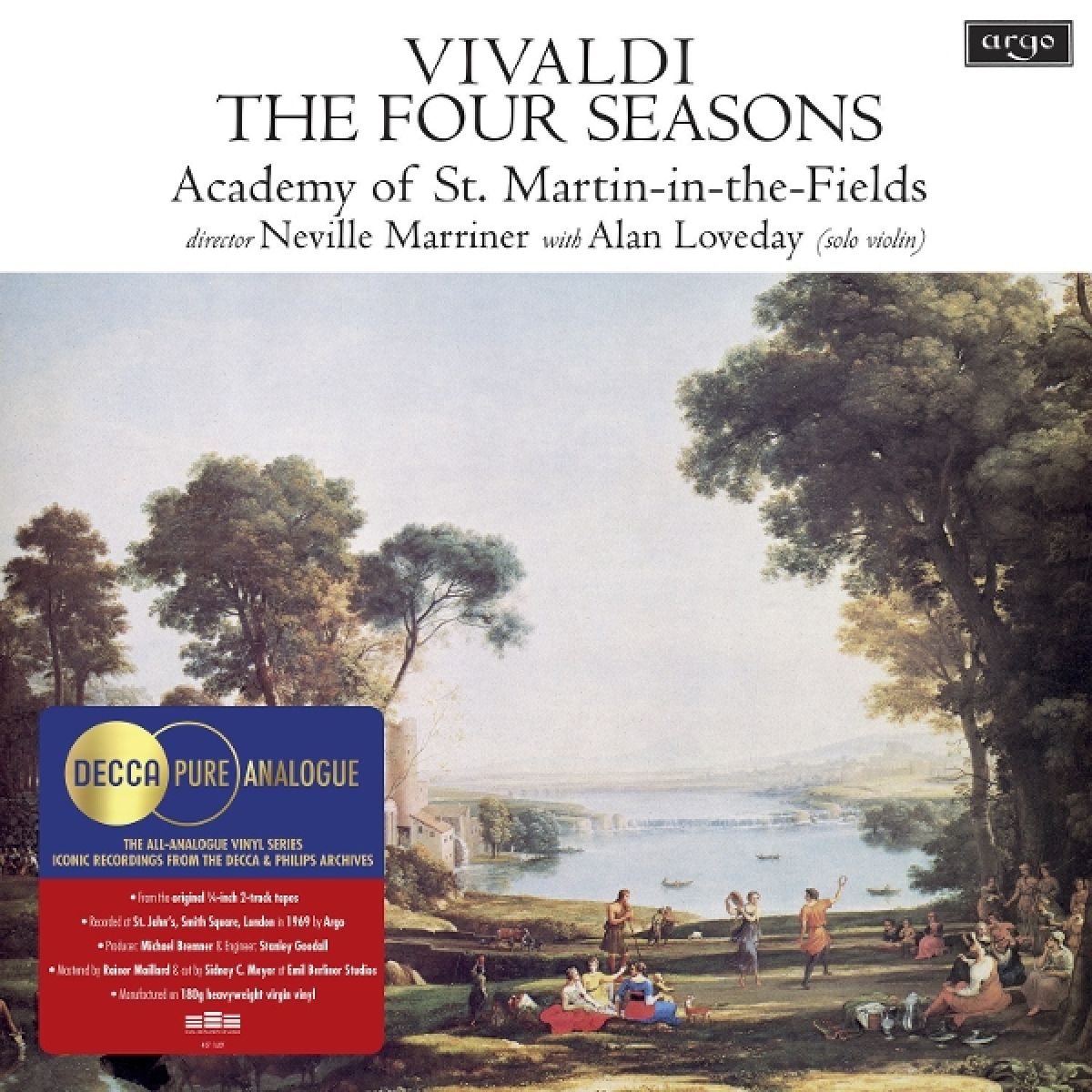 Afbeelding van Alan Loveday, Academy Of St. Martin In The Fields & Neville Marriner - Vivaldi: The Four Seasons