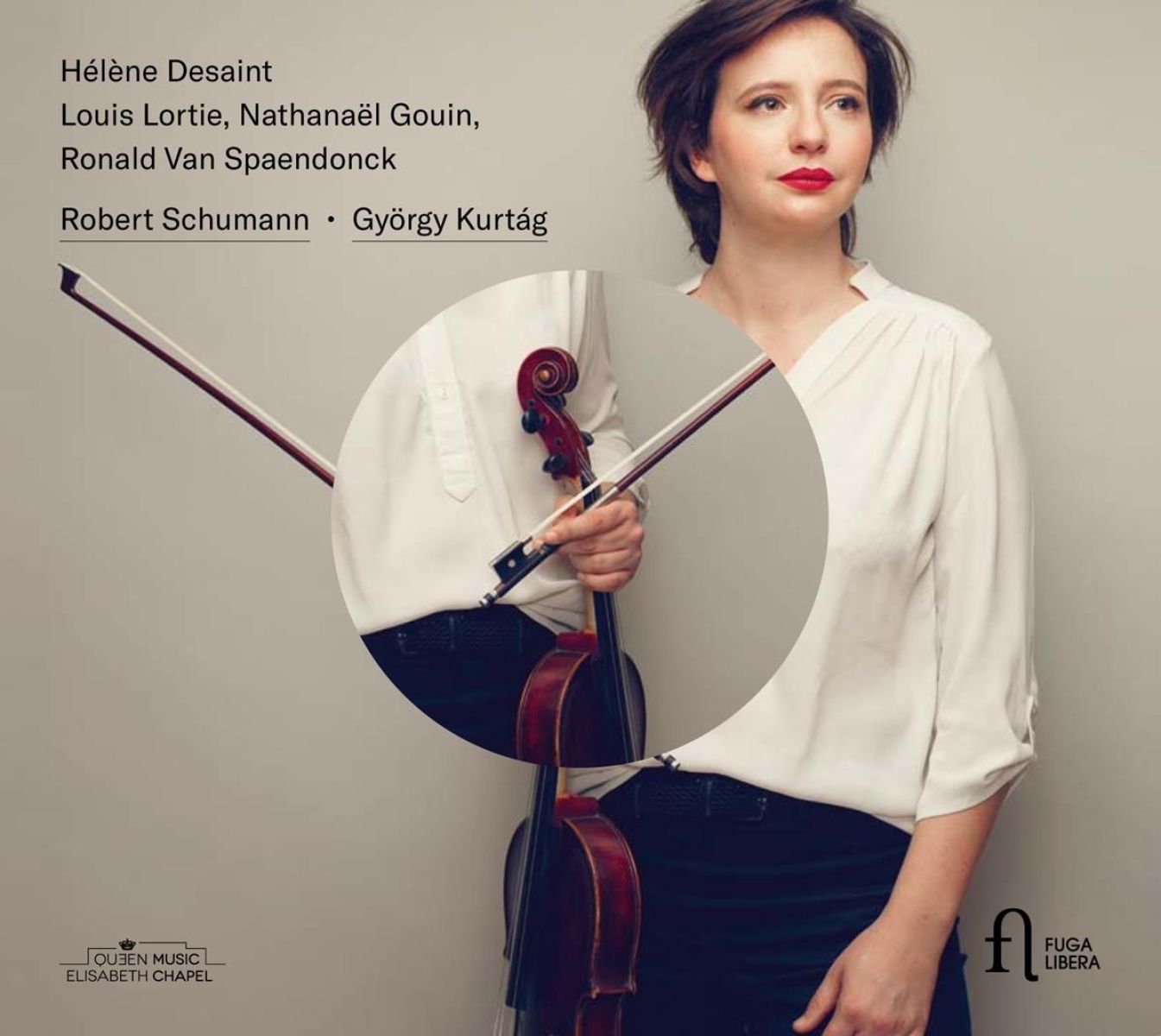 Afbeelding van Hélène Desaint, Louis Lortie, Nathanaël Gouin, Ronald Van Spaendonck - Robert Schumann, György Kurtág: Chamber Music