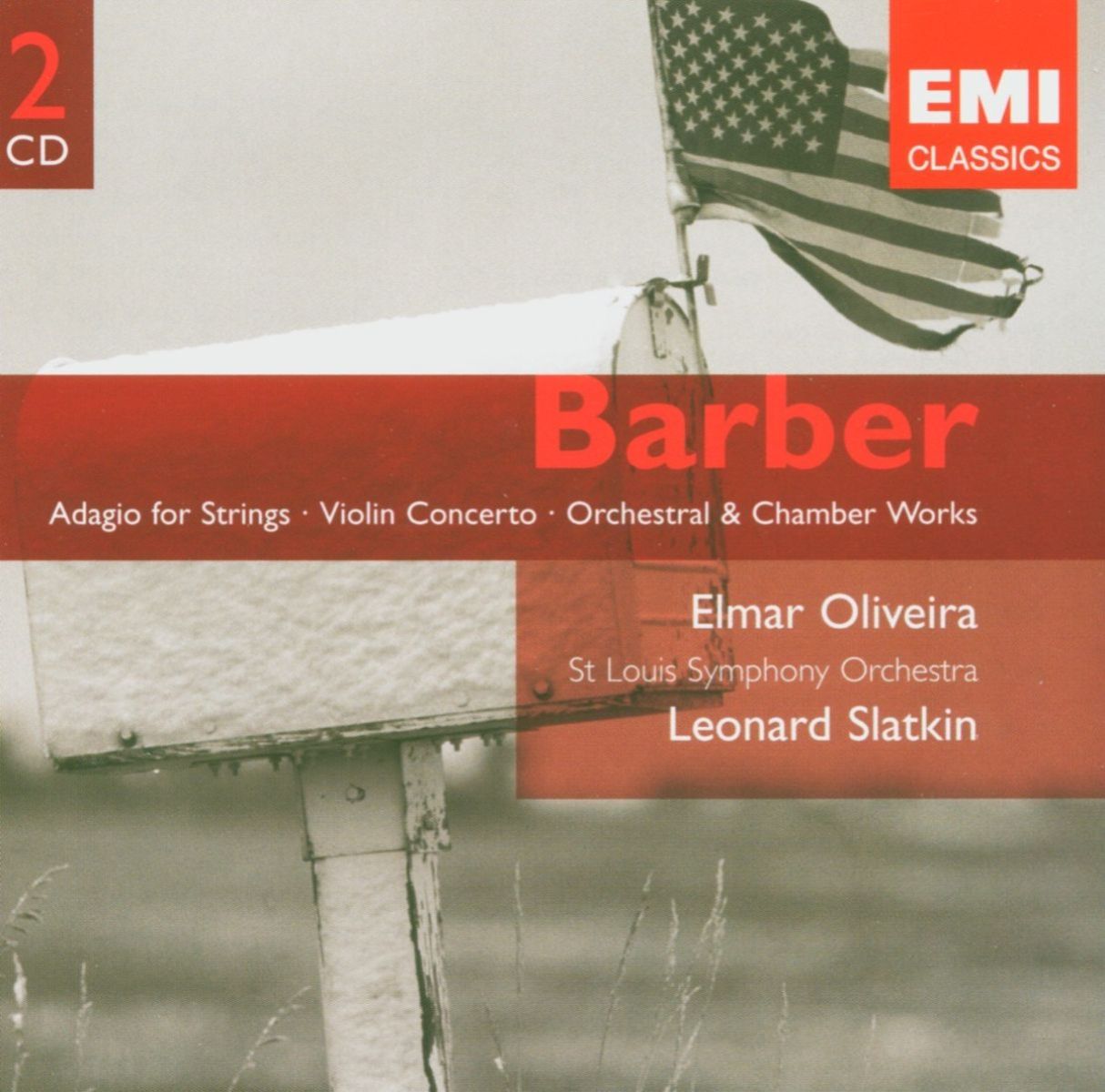 Elmar Oliveira, St.Louis Symphony Orchestra, Leonard Slatkin - Barber: Odagio For Strings | Violin Concerto
