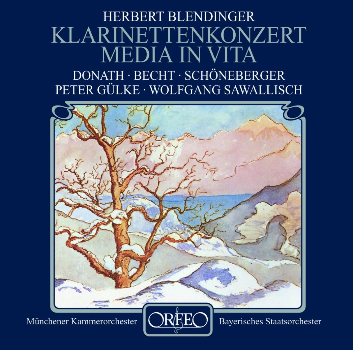 Afbeelding van Münchener Kammerorchester, Herbert Blendinger - Blendinger: Klarinettenkonzert. Media In Vita