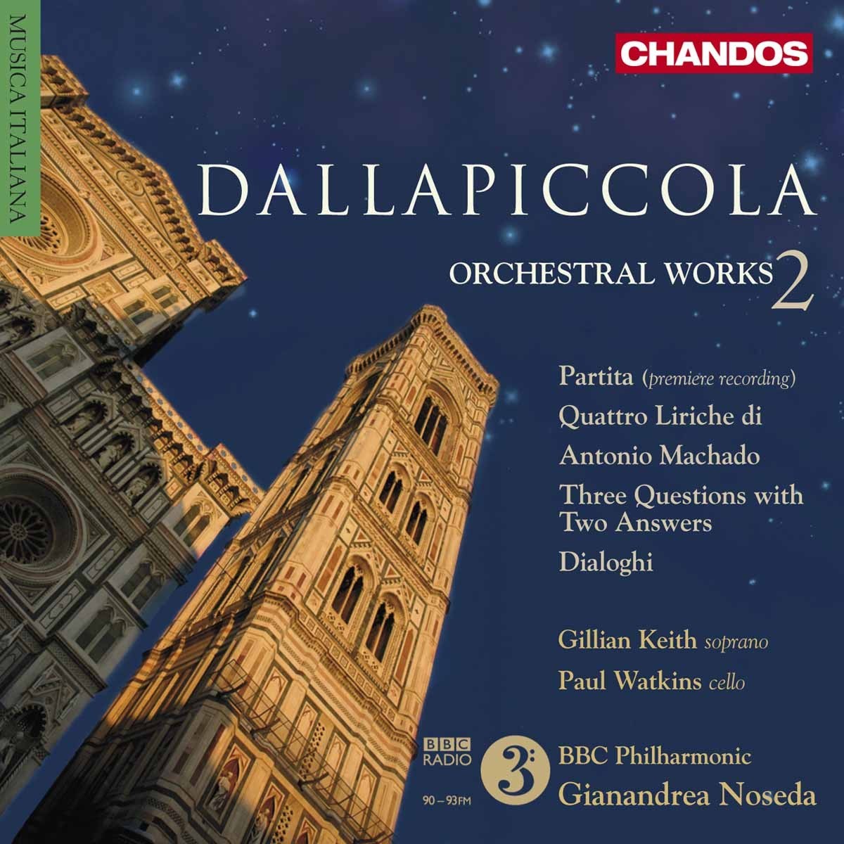 Gillian Keith, Paul Watkins, BBC Philharmonic - Dallapiccola: Orchestral Works Volume 2