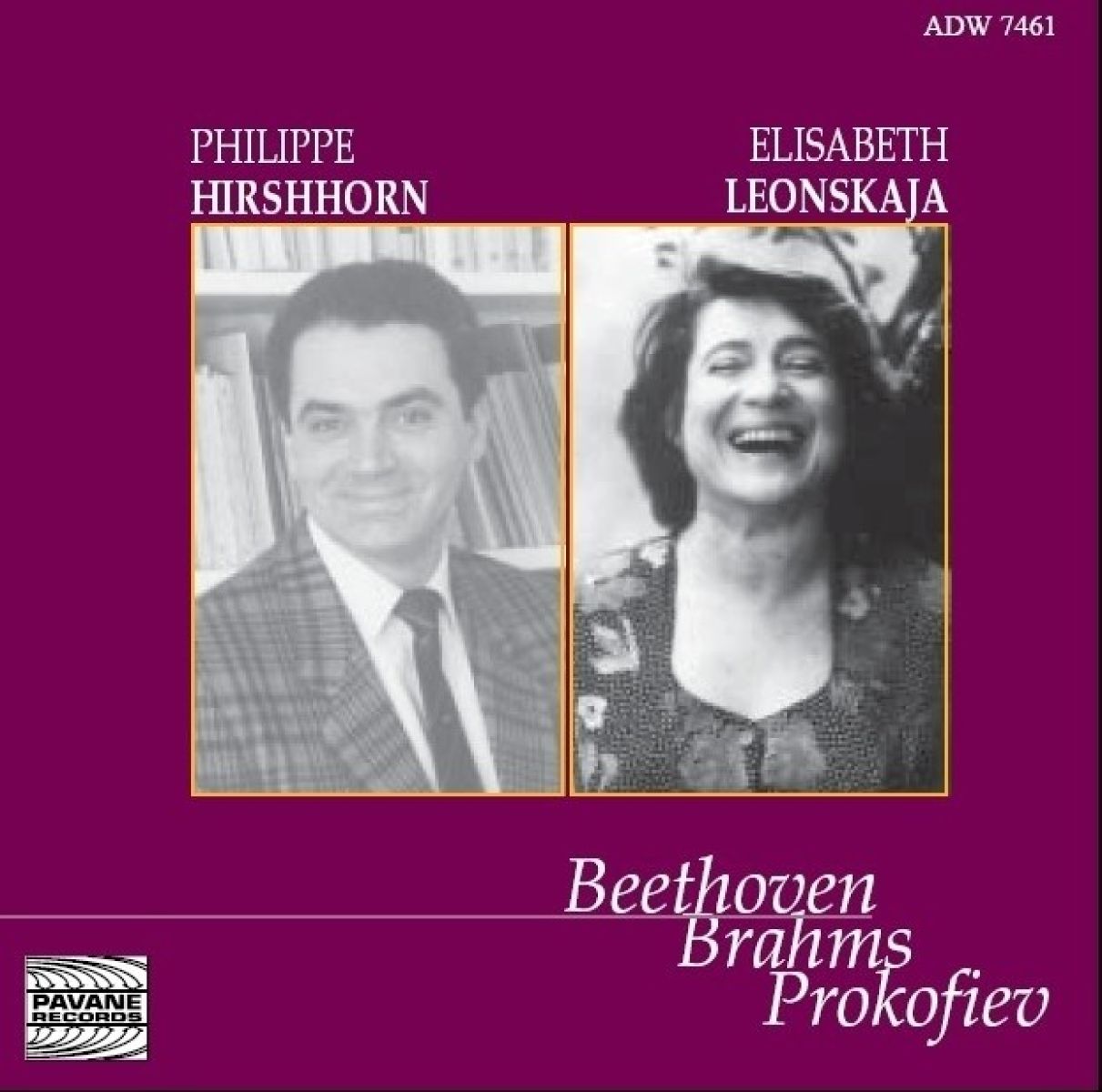 Philippe Hirshhorn & Elisabeth Leonskaja - Beethoven | Brahms | Prokofiev
