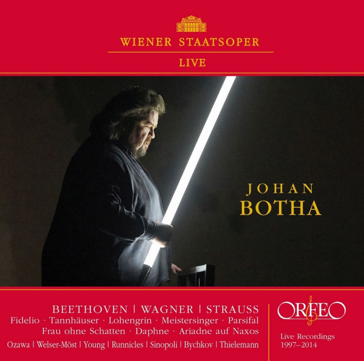 Afbeelding van Johan Botha, Orchester Der Wiener Staatsoper - Wiener Staatsoper Live 1997 - 2014