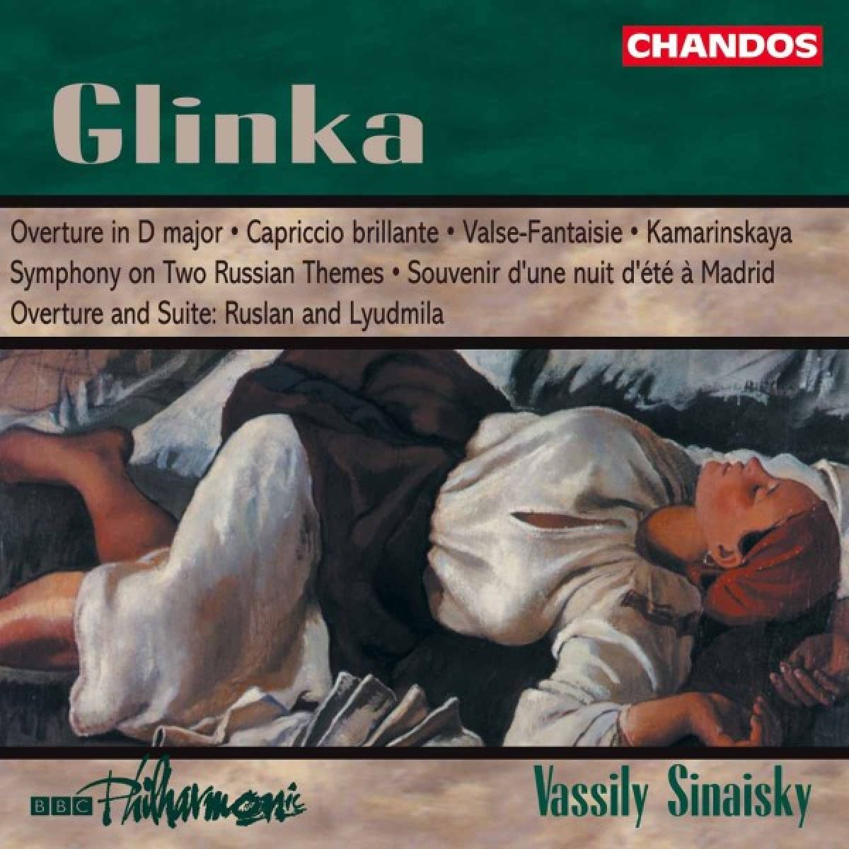 Afbeelding van BBC Philharmonic, Vassily Sinaisky - Glinka: Symphony On 2 Russian Themes
