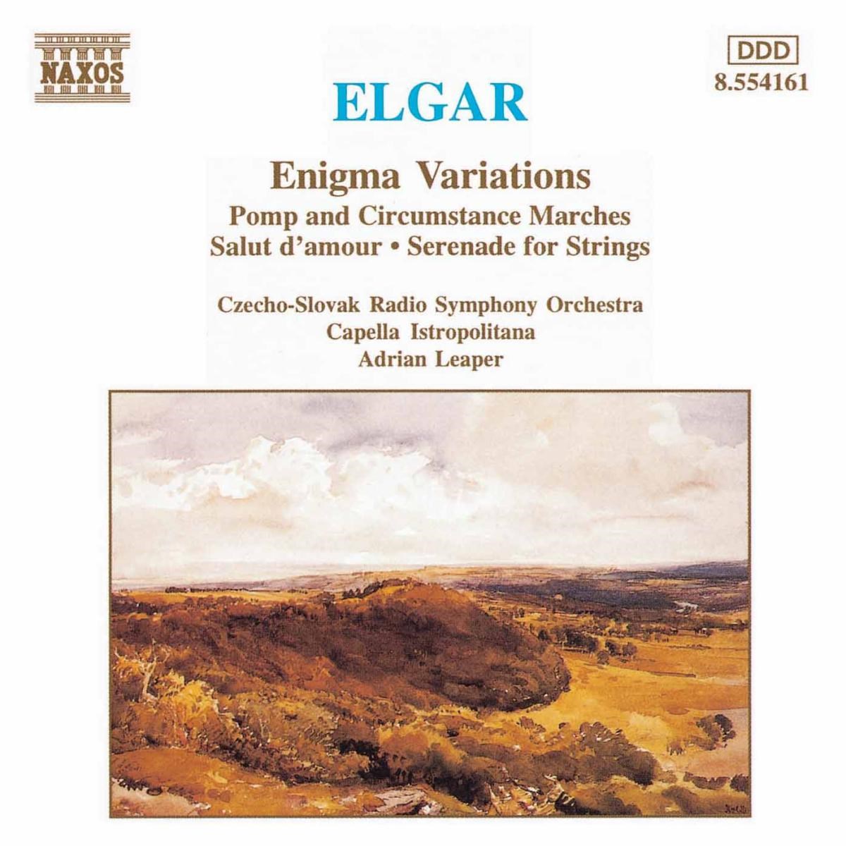 Afbeelding van Capella Istropolitana, Czecho-Slovak Radio Symphony Orchestra, Adrian Leaper - Elgar: Enigma Variations