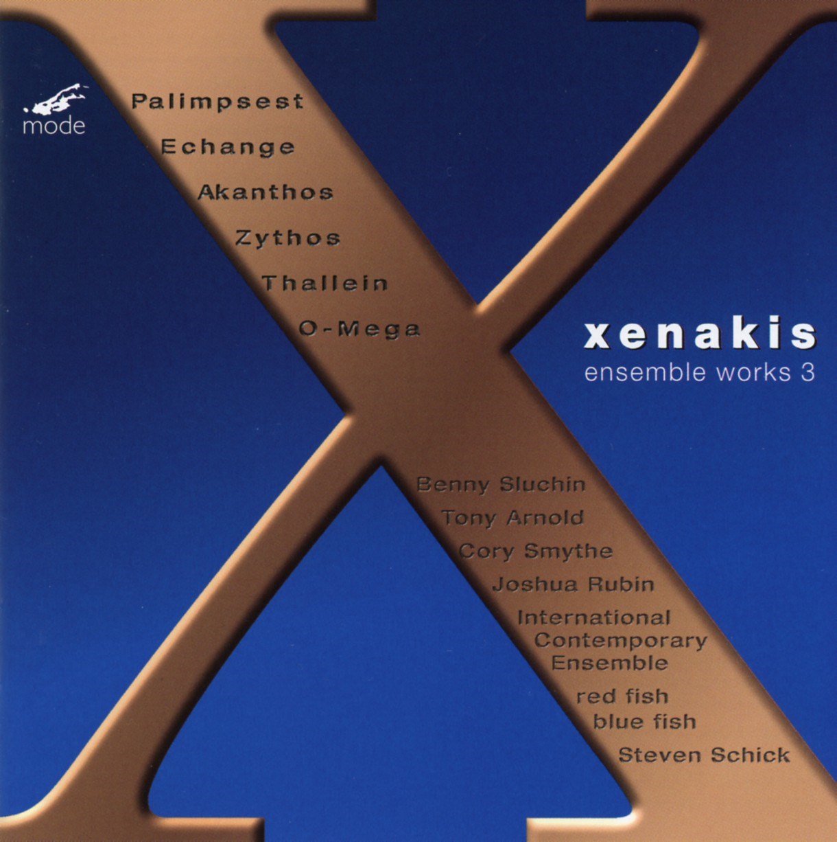 Benny Sluchin, Tony Arnold, Cory Smythe, Joshua Rubin, International Contemporary Ensemble, Red Fish Blue Fish, Steven Schick - Xenakis: Ensemble Music 3