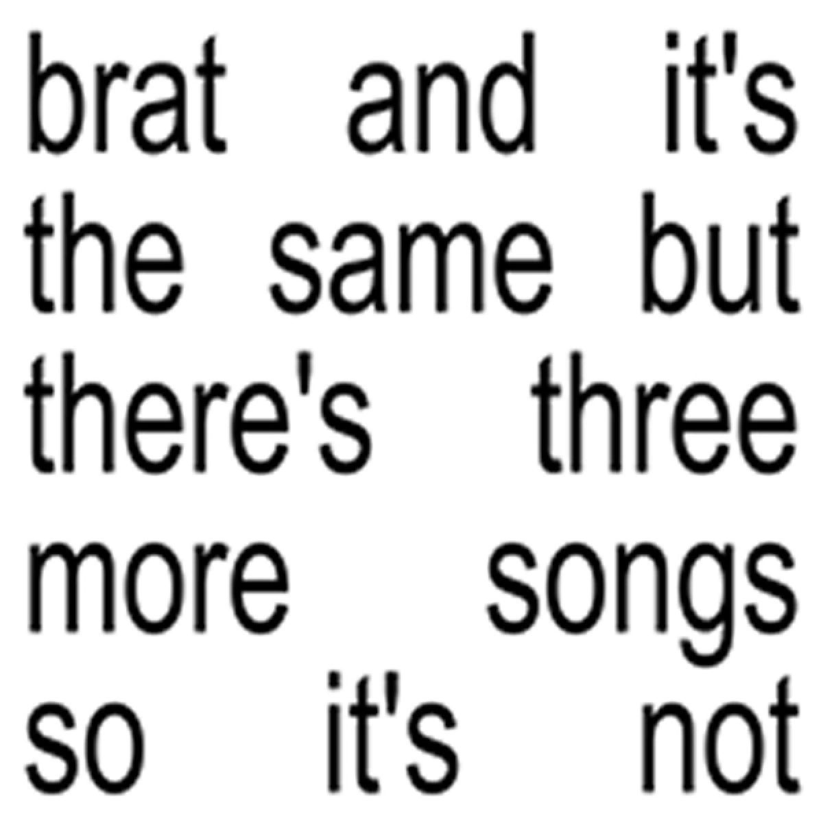 Afbeelding van Charli XCX - Brat And It's The Same But There's Three More Songs So It's Not