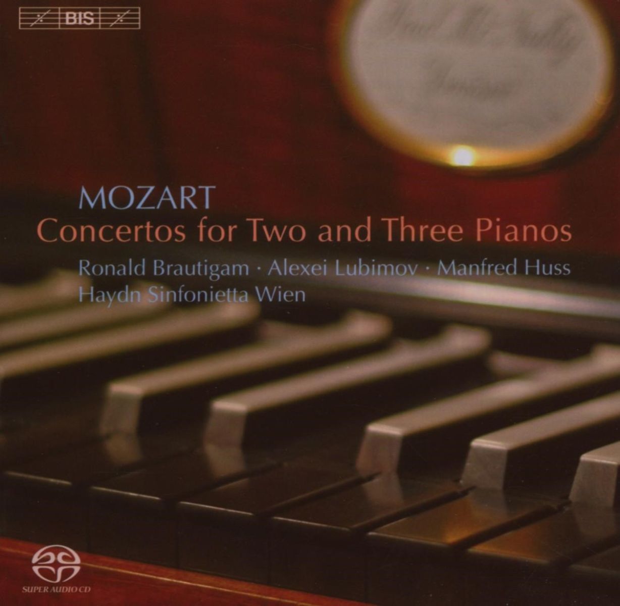 Afbeelding van Ronald Brautigam, Alexei Lubimov, Manfred Huss, Haydn Sinfonietta Wien - Mozart: Concertos For Two And Three Pianos
