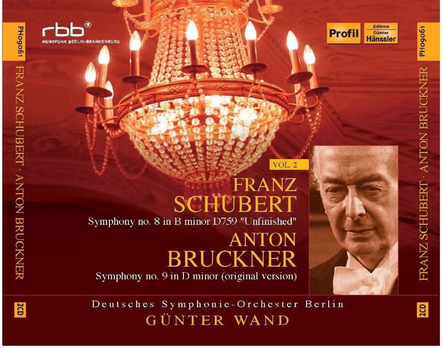 Deutsches Symphonie-Orchester Berlin, Günter Wand - Schubert: Symph. VIII/Bruckner: Symphony No.9