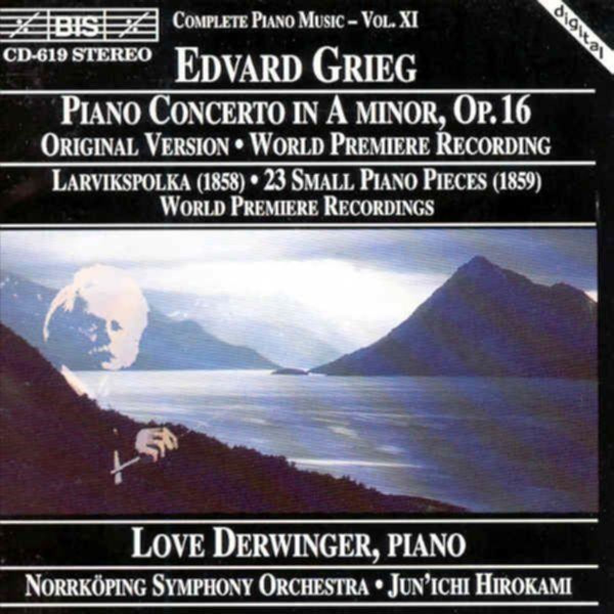 Love Derwinger, Nörrkoping Symphony Orchestra, Jun'ichi Hirokami - Grieg: Piano Concerto In A Minor, Op. 16