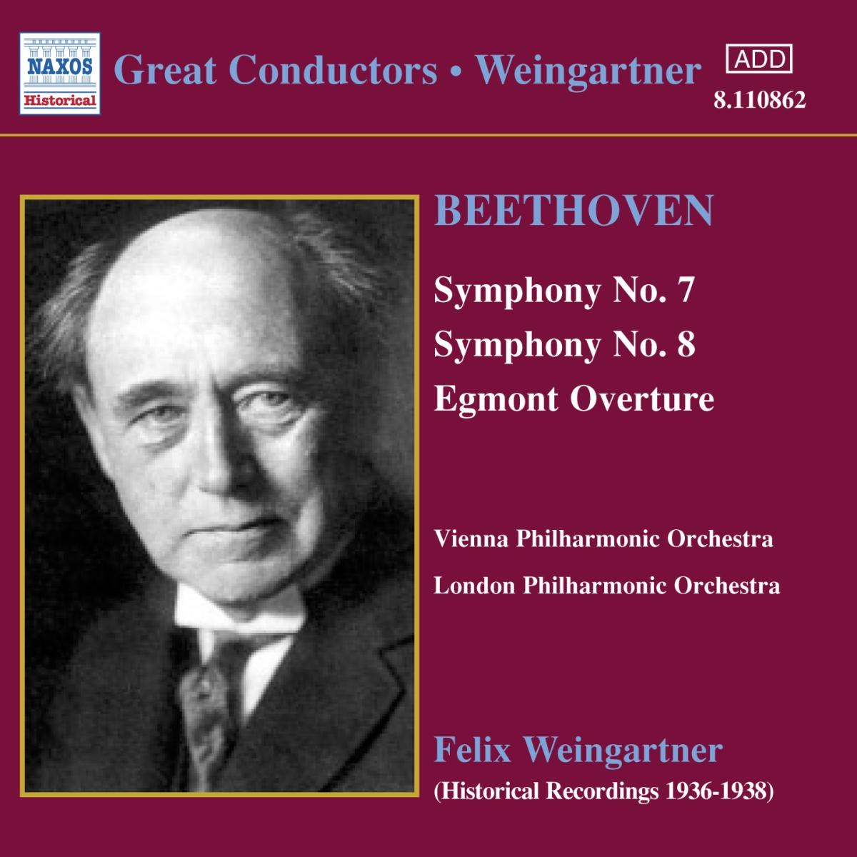 Afbeelding van Vienna Philharmonic Orchestra, London Philharmonic Orchestra - Beethoven: Symphony No. 7 | Symphony No. 8 | Egmont Overture