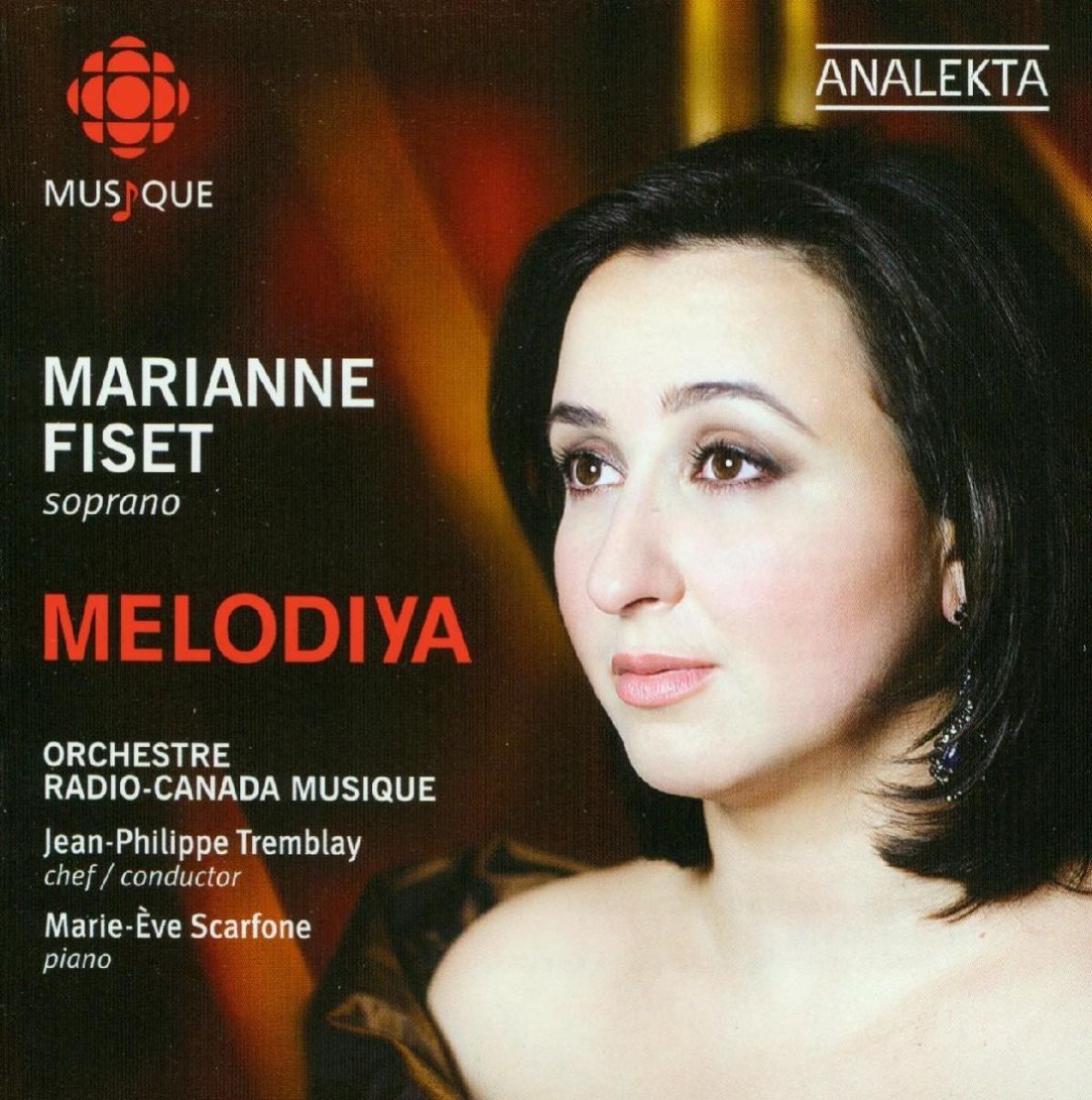 Marianne Fiset, Orchestre Radio-Canada Musique, Jean-Philippe Tremblay - Melodiya