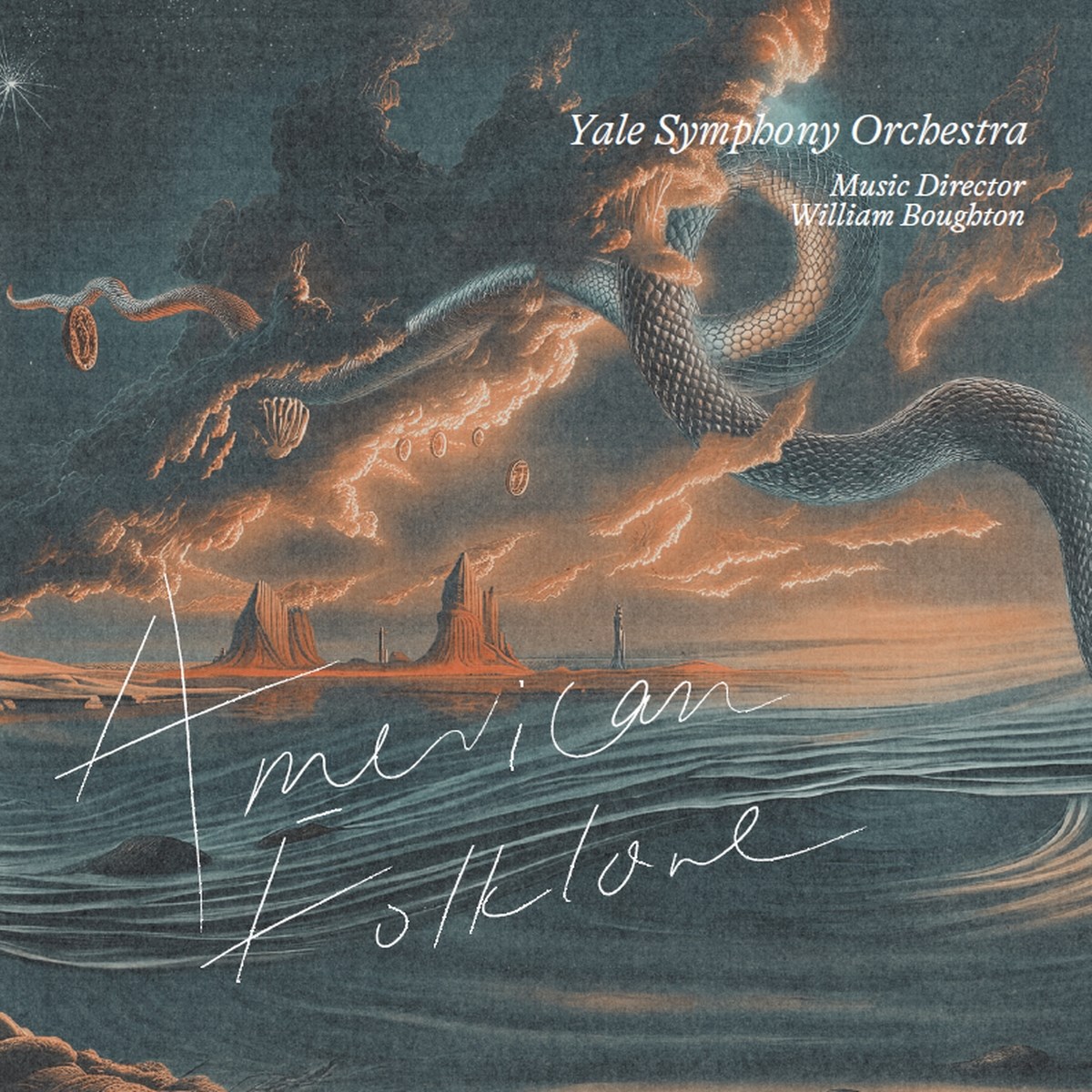 Afbeelding van Yale Symphony Orchestra, William Boughton - American Folklore