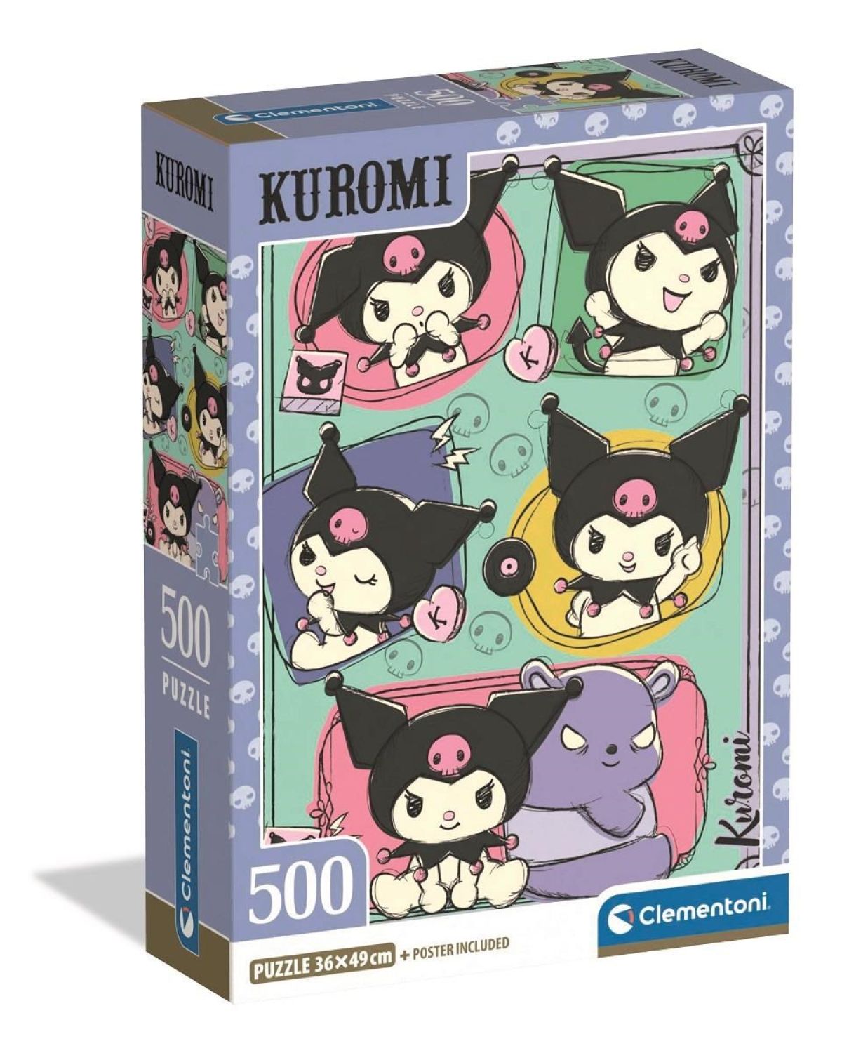 Afbeelding van Kuromi (Compact box 500 stukjes)
