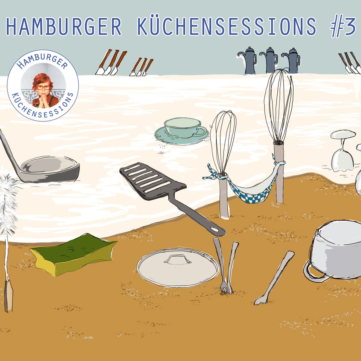 Afbeelding van Various Artists - Hamburger Küchensessions #3