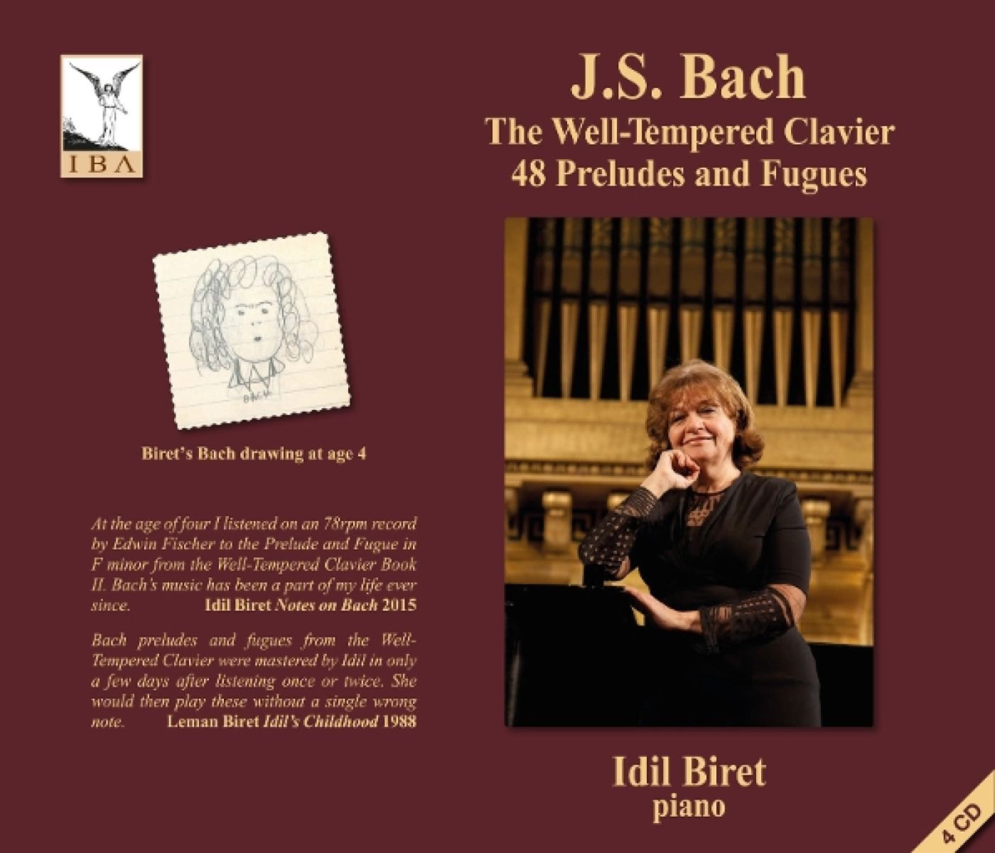 Afbeelding van Idil Biret - J.S. Bach: The Well-Tempered Klavier | 48 Preludes And Fugues