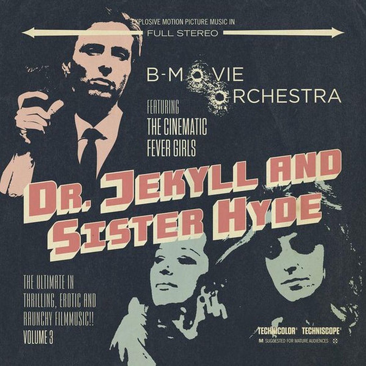Afbeelding van B-Movie Orchestra - Dr. Jekyll And Sister Hyde - The Ultimate In Thrilling, Erotic And Raunchy Fimmusic!! Volume 3