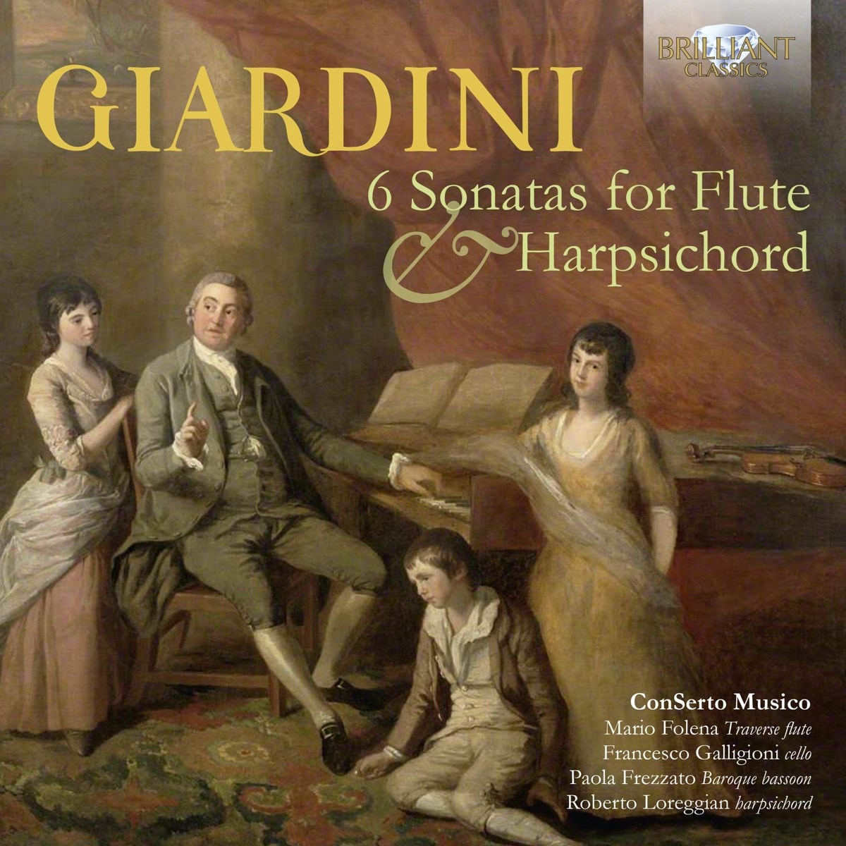 Conserto Musico & Mario Folena - Giardini: 6 Sonatas For Flute & Harpsichord