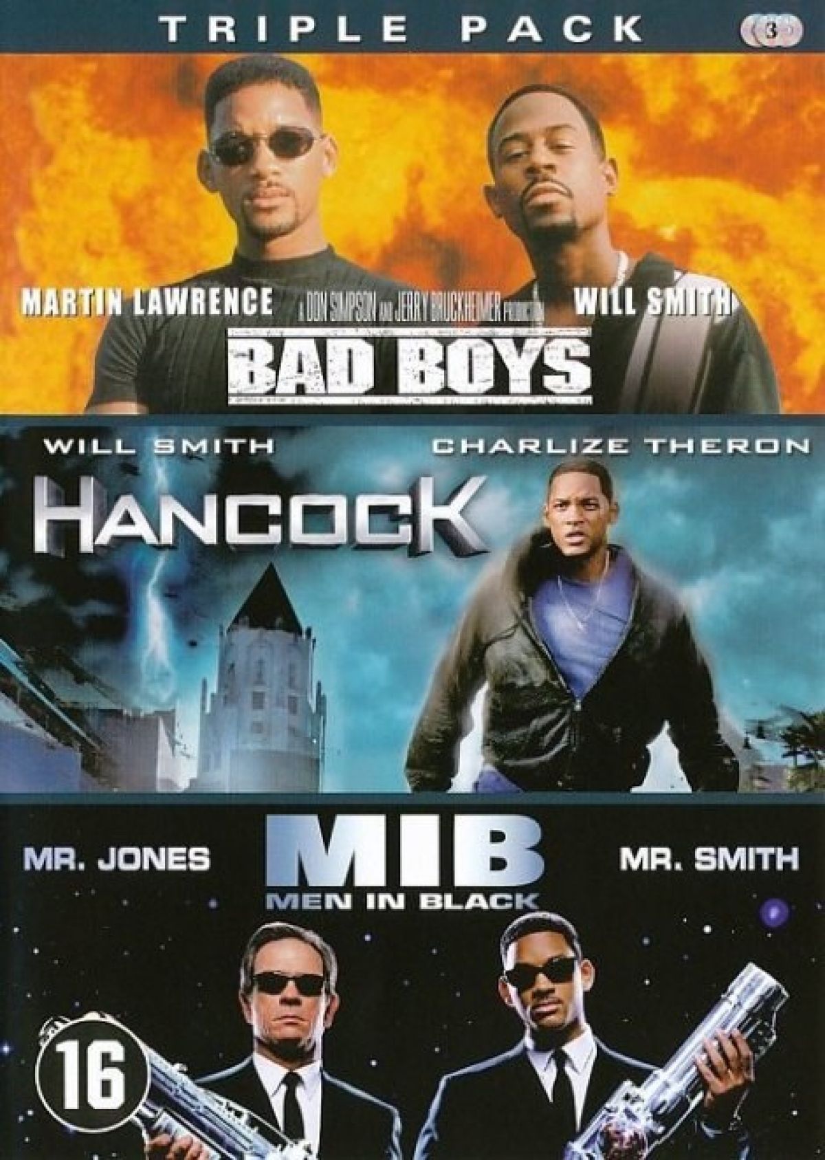 Afbeelding van Bad boys/Hancock/Men In black