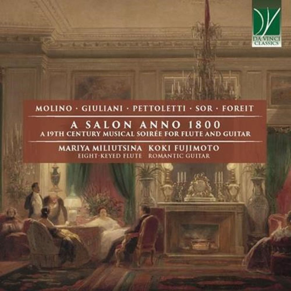 Afbeelding van Mariya Miliutsina & Koki Fujimoto - A Salon Anno 1800 (A 19th Century Musical Soirée For Flute And Guitar)