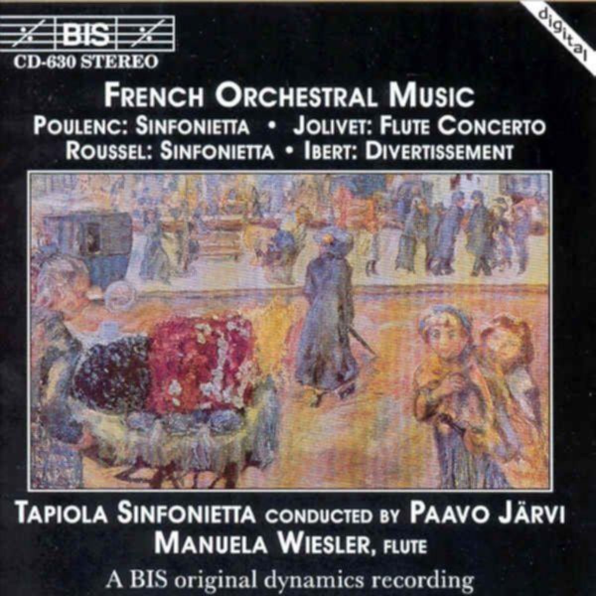 Afbeelding van Manuela Wiesler, Tapiola Sinfonietta, Paavo Järvi - Frecnh Orchestral Music