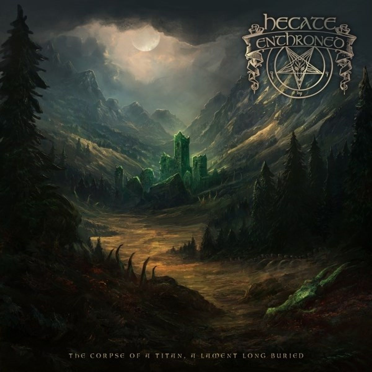 Afbeelding van Hecate Enthroned - The Corpse Of A Titan, A Lament Long Buried