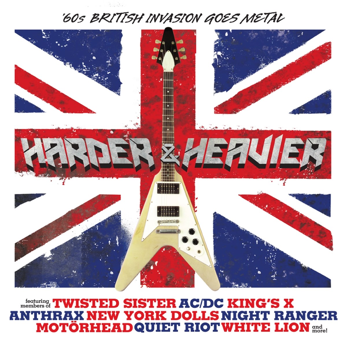 Afbeelding van Various Artists - Harder & Heavier: 60's British Invasion Goes Metal