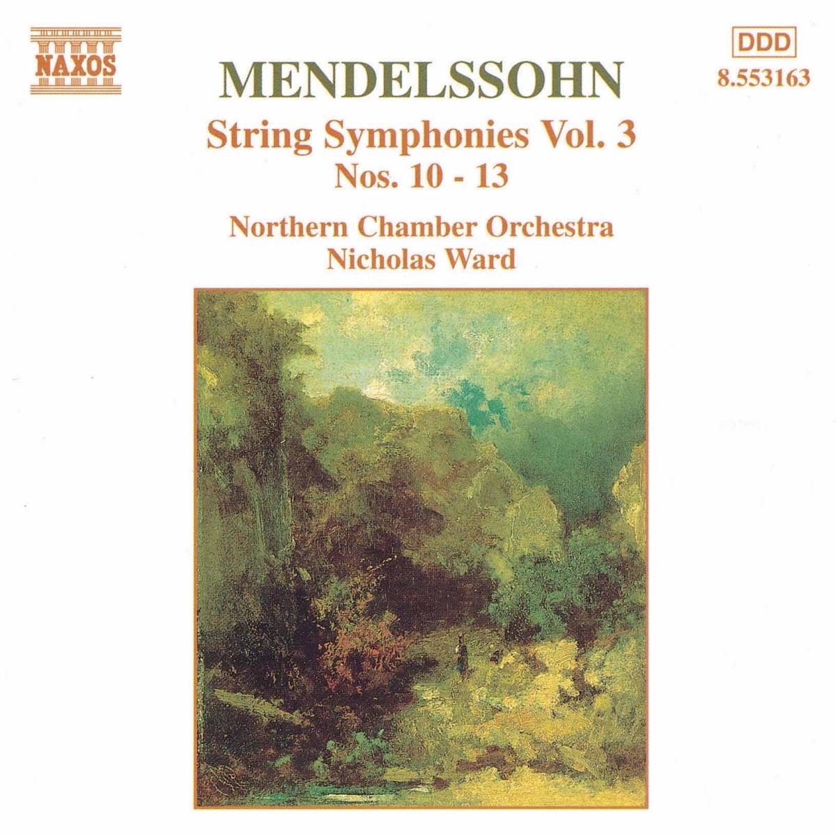 Afbeelding van Northern Chamber Orchestra - Mendelssohn: String Symphonies 3