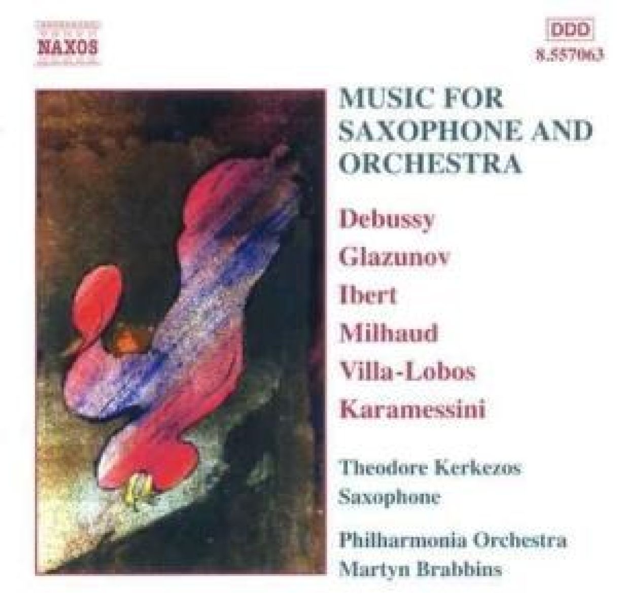 Theodore Kerkezos, Philharmonia Orchestra, Martyn Brabbins - Music For Saxophone And Orchestra