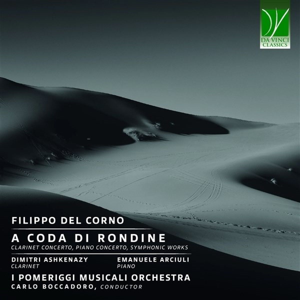 Afbeelding van I Pomeriggi Musicali Orchestra, Dimitri Ashkenazy & Emanuele Arciuli - Filippo Del Corno: A Coda Di Rondine