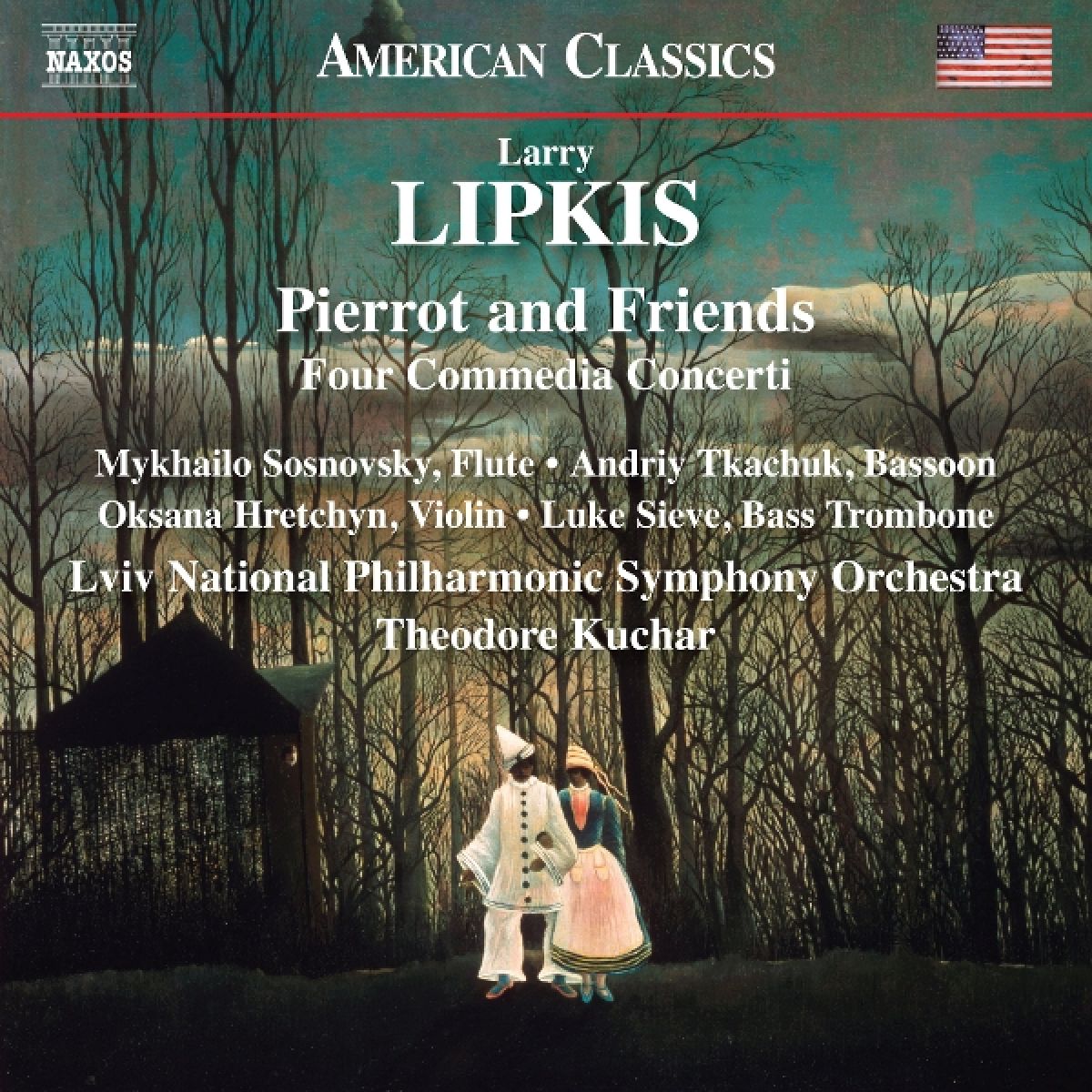 Afbeelding van Mykhailo Sosnovsky, Andriy Tkachuk, Oksana Hretchyn, Luke Sieve, Lviv National Philharmonic Symphony Orchestra, Theodore Kuchar - Pierrot And Friends