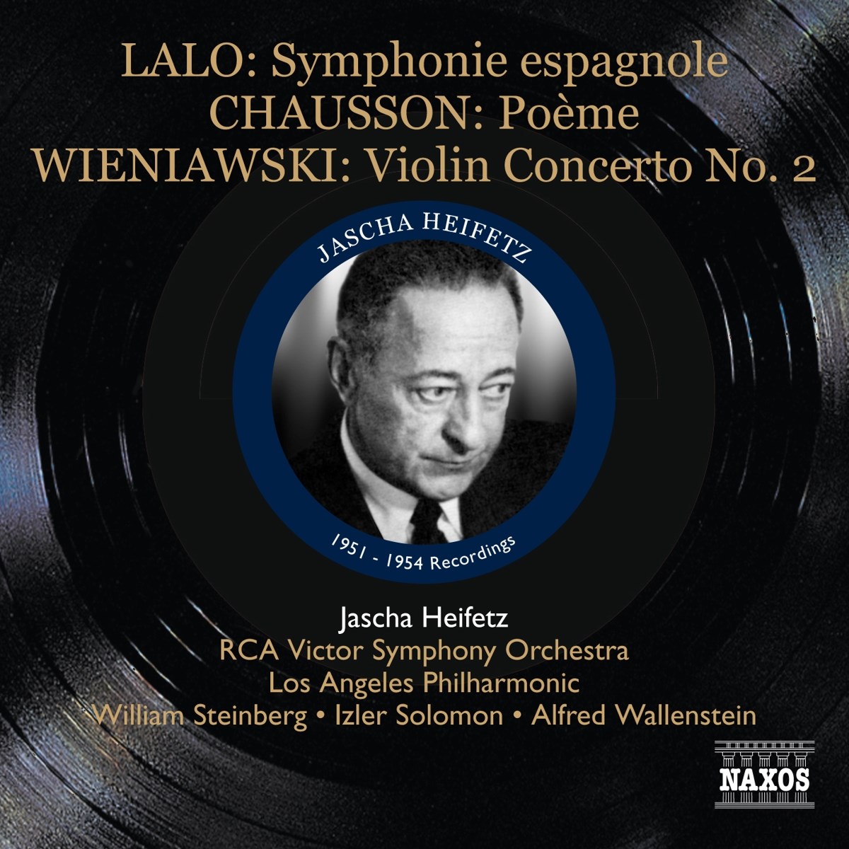Afbeelding van Jascha Heifetz, RCA Victor Symphony Orchestra - Symphonie Espagnole/Poème/Violin Co