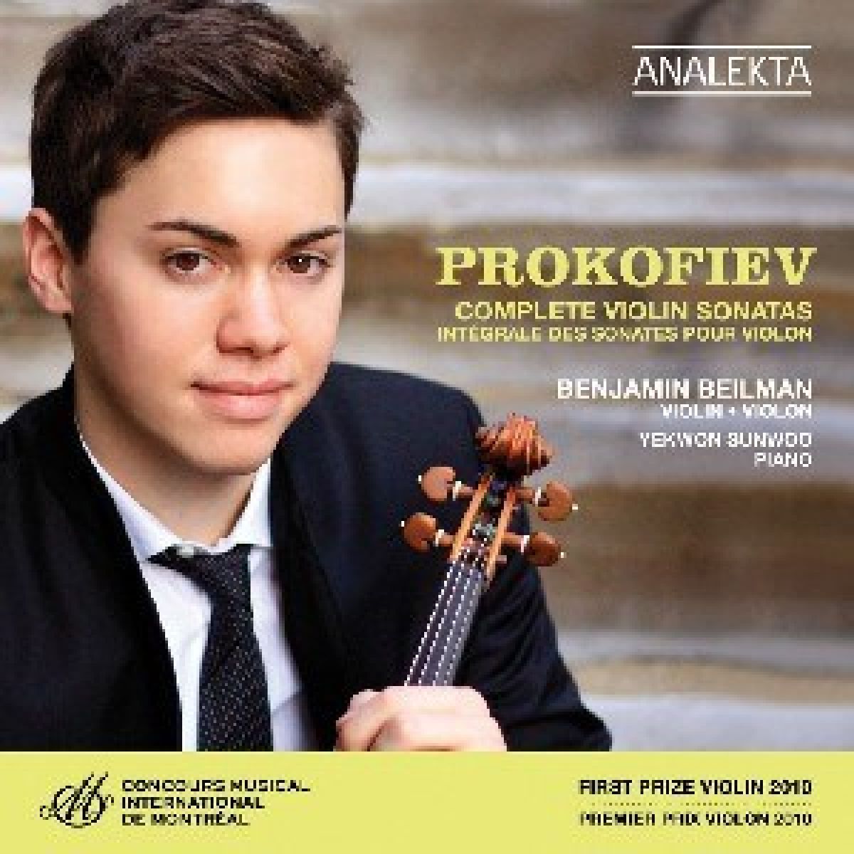 Afbeelding van Benkamin Beilman & Yekwon Sunwoo - Prokofiev: Complete Violin Sonatas