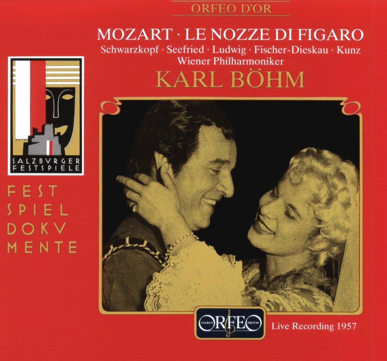 Afbeelding van Wiener Philharmoniker, Karl Böhm - Mozart: Le Nozze Di Figaro (Live Recording 1957)