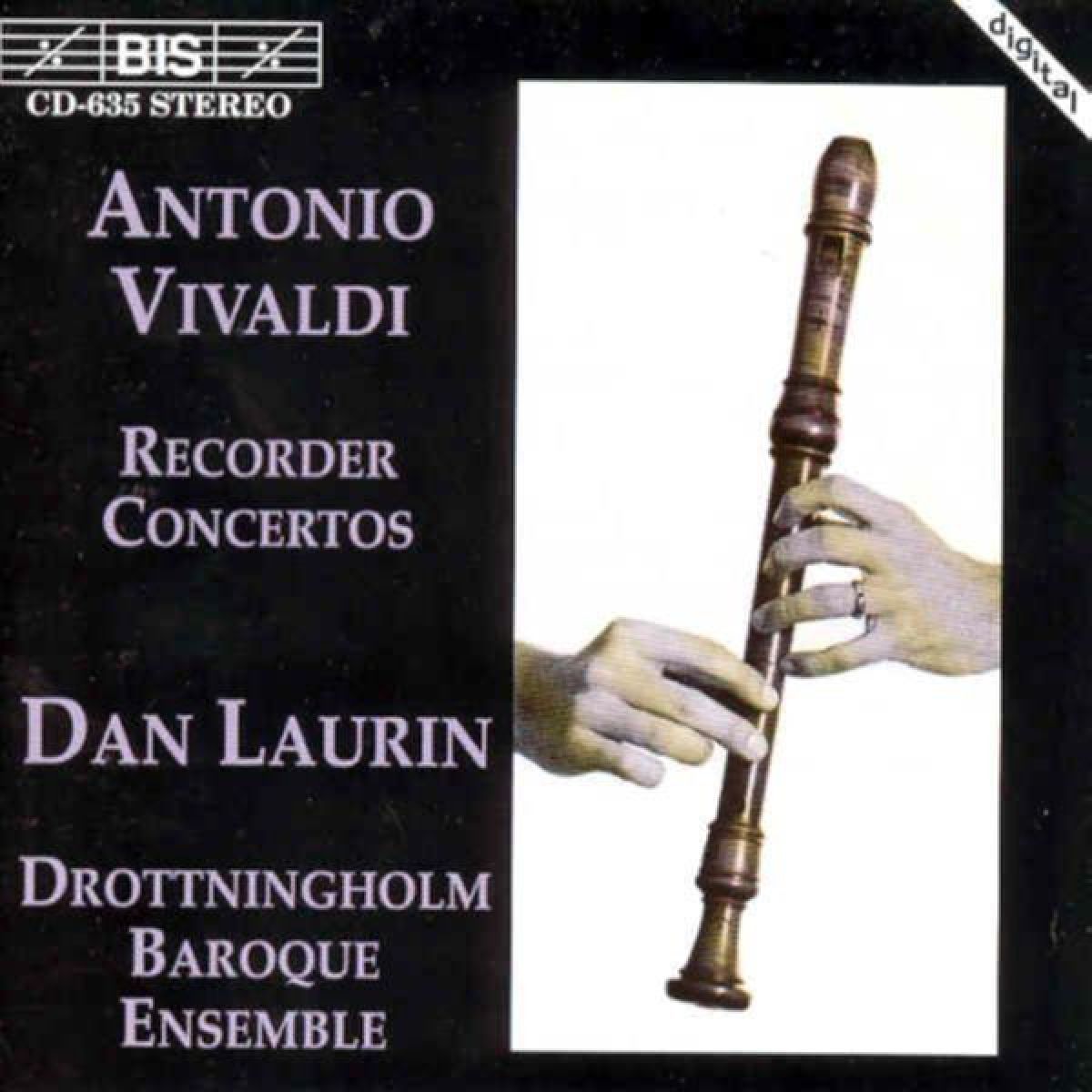 Afbeelding van Dan Laurin, Drottningholm Baroque Ensemble - Vivaldi: Recorder Concertos In C Minor