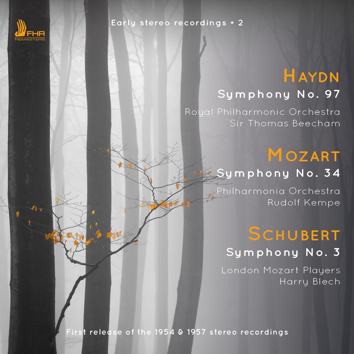 Afbeelding van Royal Philharmonic Orchestra, Sir Thomas Beecham - Haydn: Symphony No. 97 | Mozart: Symphony No. 34 | Schubert: Symphony No. 3