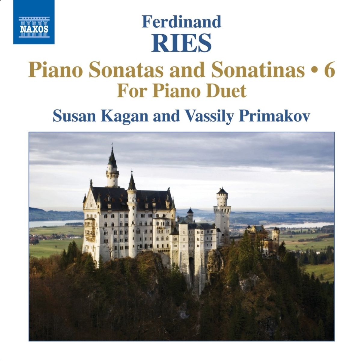Afbeelding van Susan Kagan & Vassilu Primakov - Ries: Piano Sonatas & Sonatinas Vol.6