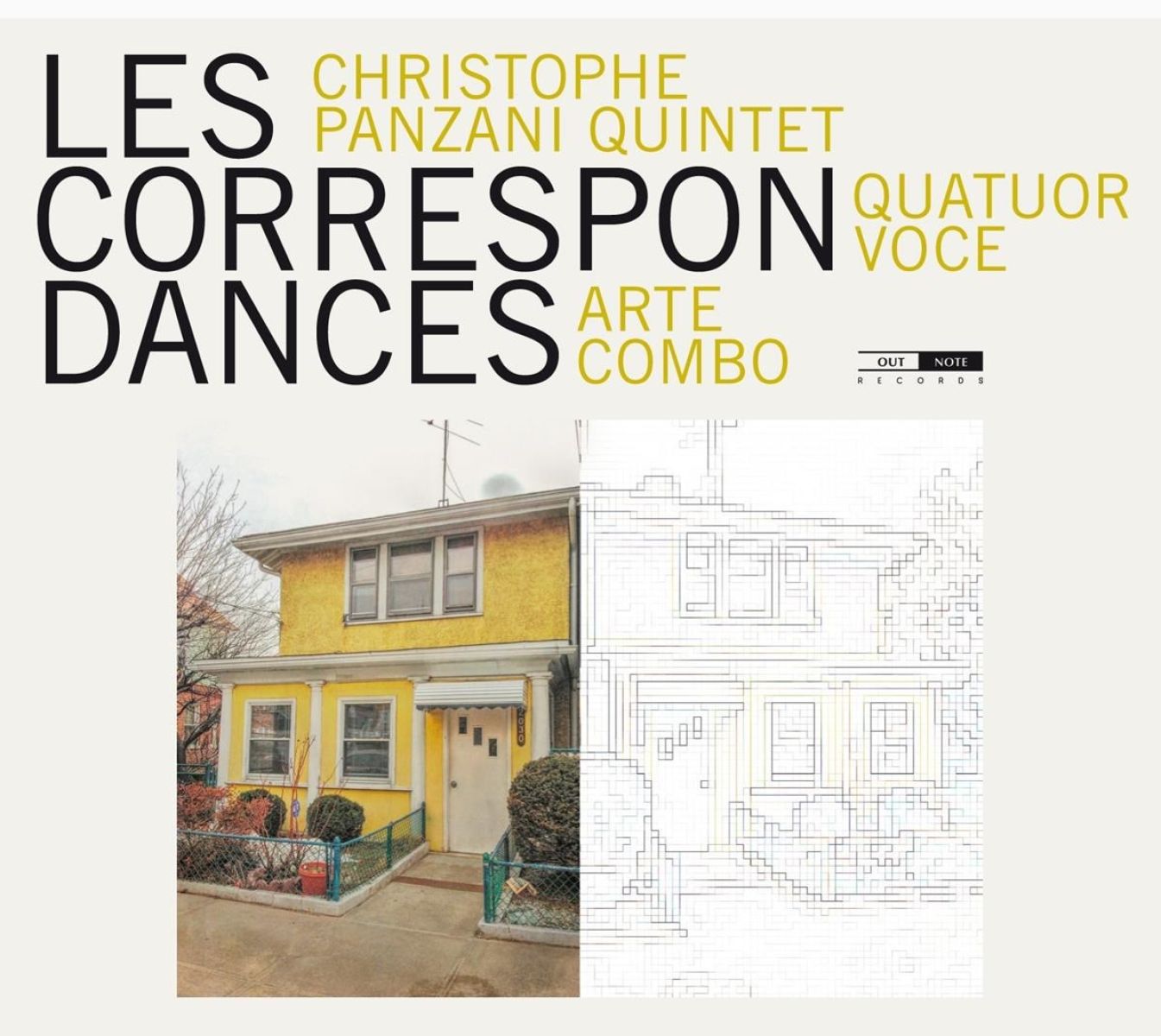 Afbeelding van Christophe Panzani Quintet, Quatuor Voce, ArteCombo - Les Correspondances