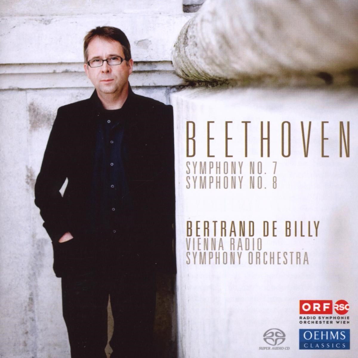 Afbeelding van Wiener Radio Symphony Orchestra, Bertrand de Billy - Beethoven: Symphony No.7 + 8