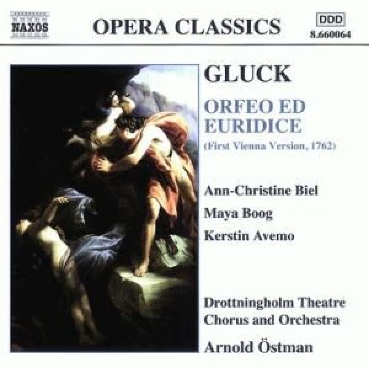Afbeelding van Drottningholm Theatre Choir & Orchestra, Arnold Östman - Orfeo Ed Euridice