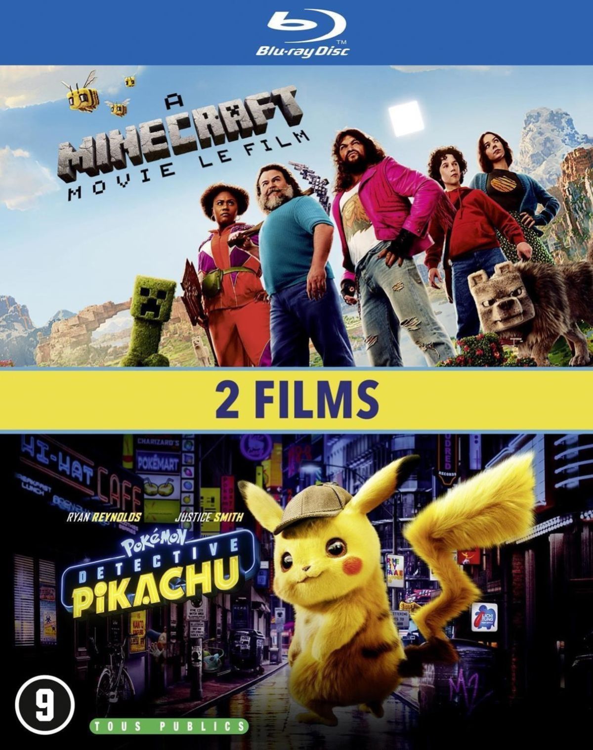 Afbeelding van A Minecraft Movie & Pokemon Detective Pikachu 