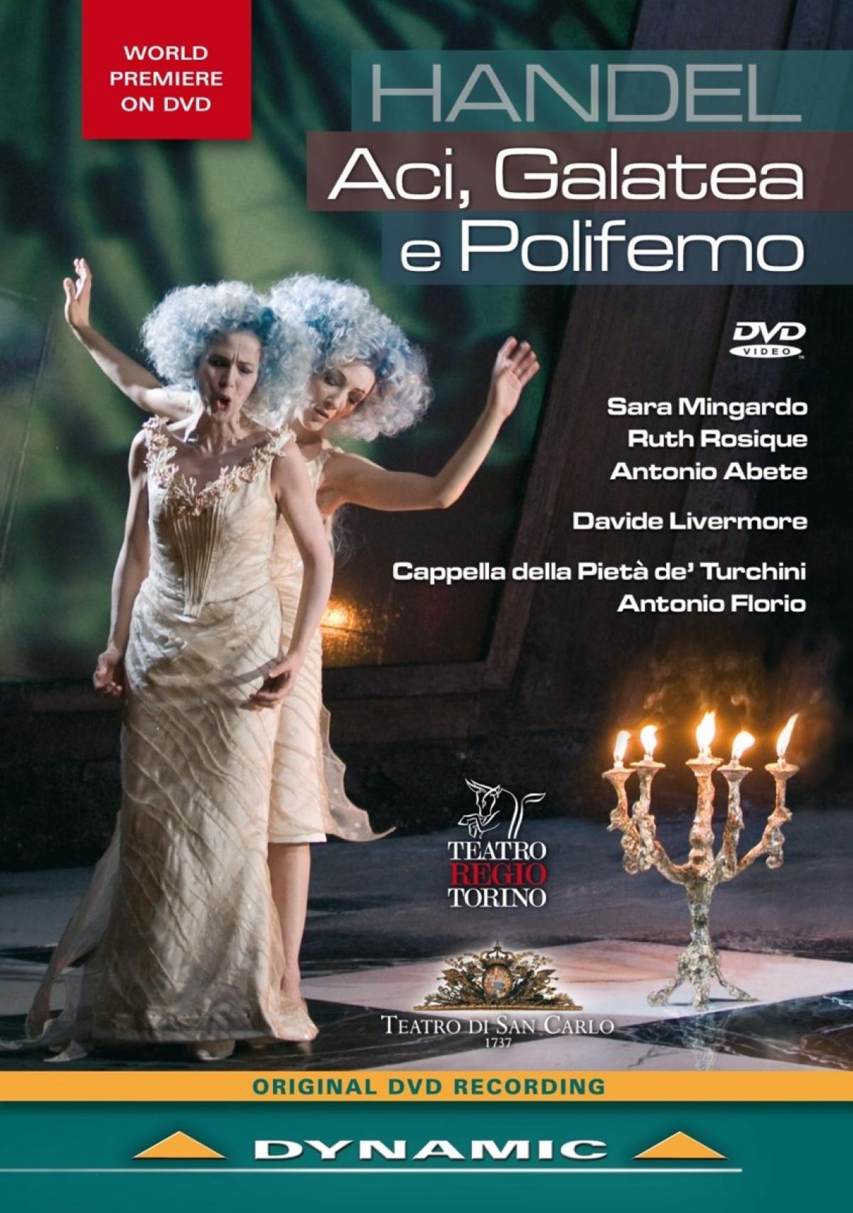 Afbeelding van Sara Mingardo, Antonio Abete, Ruth Rosique - Andel: Aci, Galatea e Polifemo